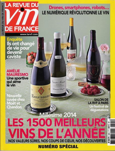 Millésime 2014, Les 1500 meilleurs vins de l'année, RVF juin 2015 - 2015/06